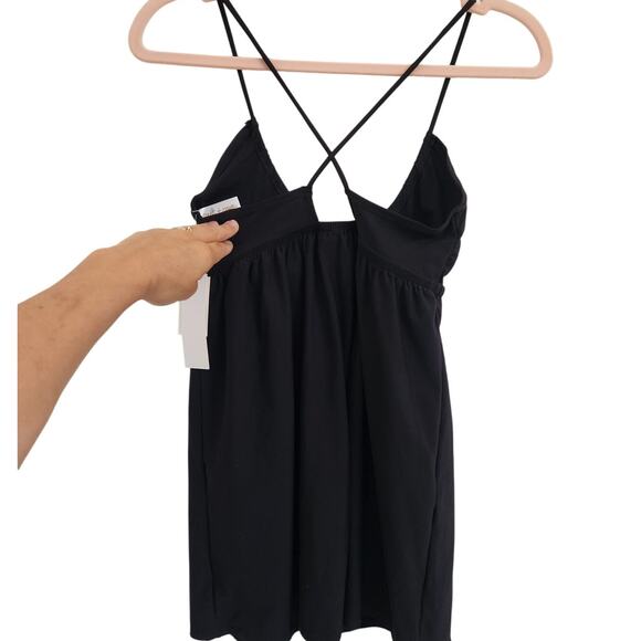 NWT Salt And Cove Black Swim Cover-up Dress With Bow Detail XS - Picture 6 of 7